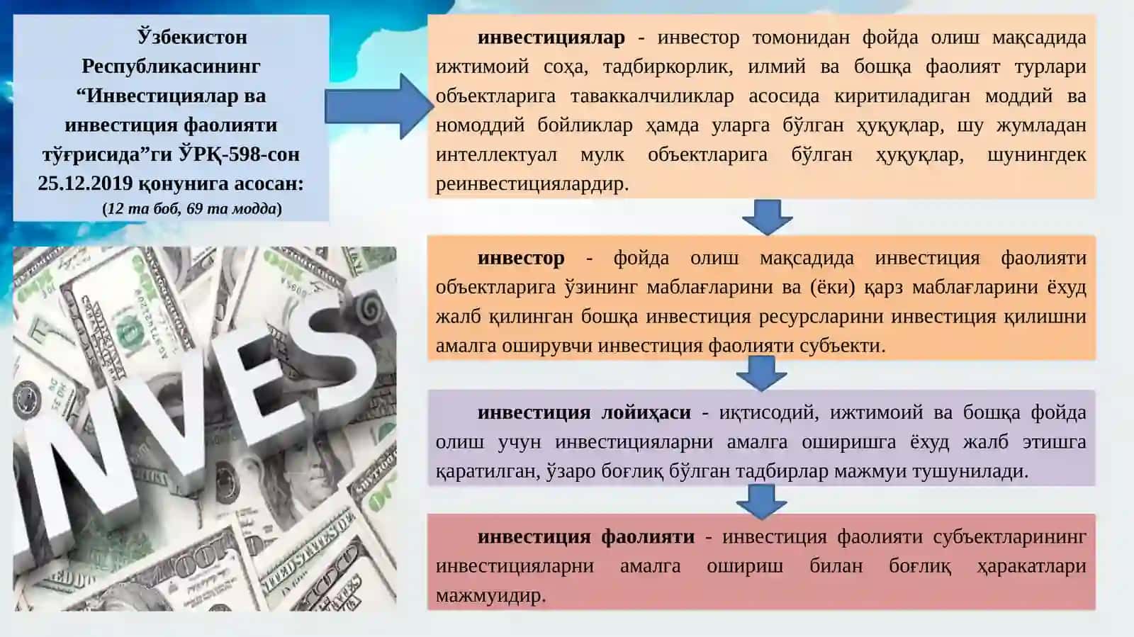 Investitsiyalarning iqtisodiy mazmuni va mohiyati 3