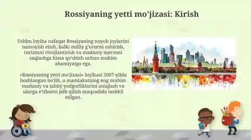Rossiyaning yetti mo'jizasi 3