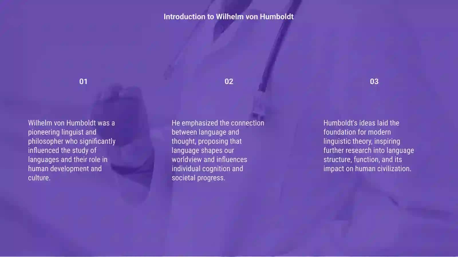 4German Linguistics. Wilhelm von Humboldt 3