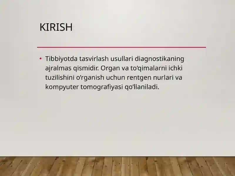 Rentgenografiya, Rentgenoskopiya va Kompyuter Tomografiya 3