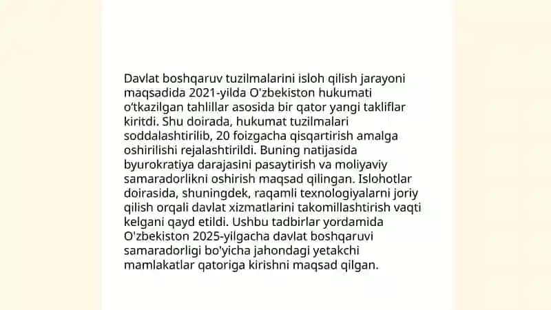 Davlat boshqaruv tuzilmalarini isloh qilish 3
