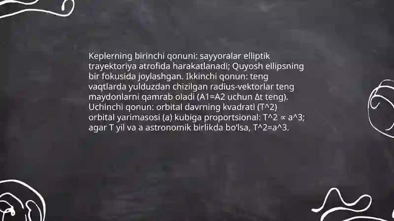 Planetalar harakati 3