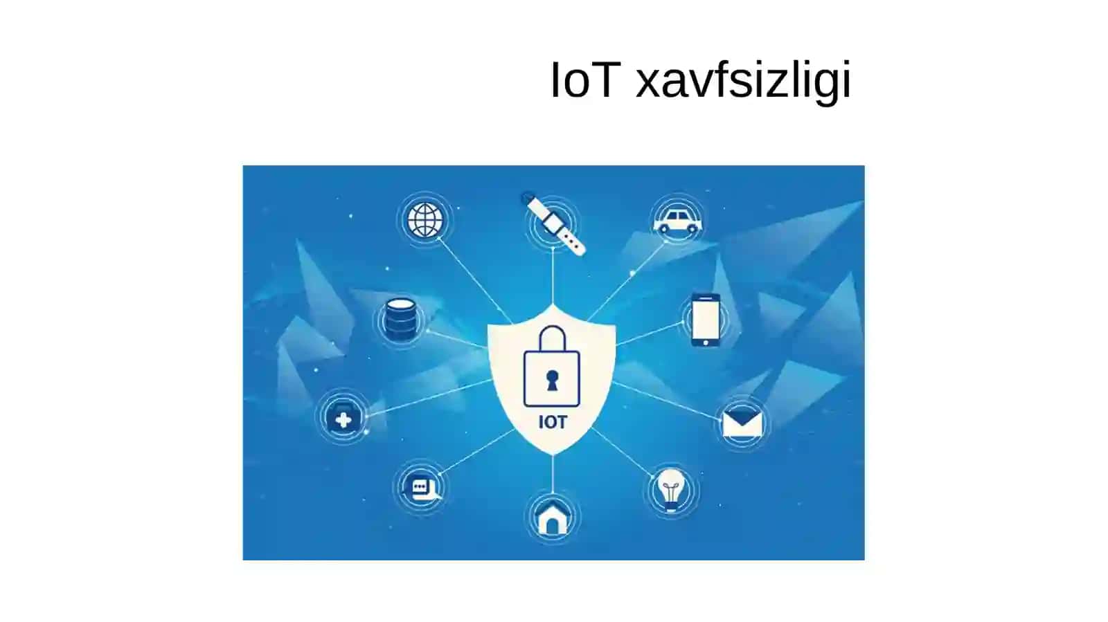 IOT(Internet of things) tizimlarida xavfsizlik muammolari tahlili 3