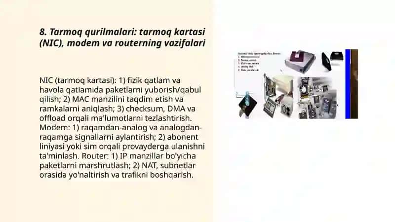 Kompyuterning asosiy va qo'shimcha qurilmalari hamda ularning vazifalari 3