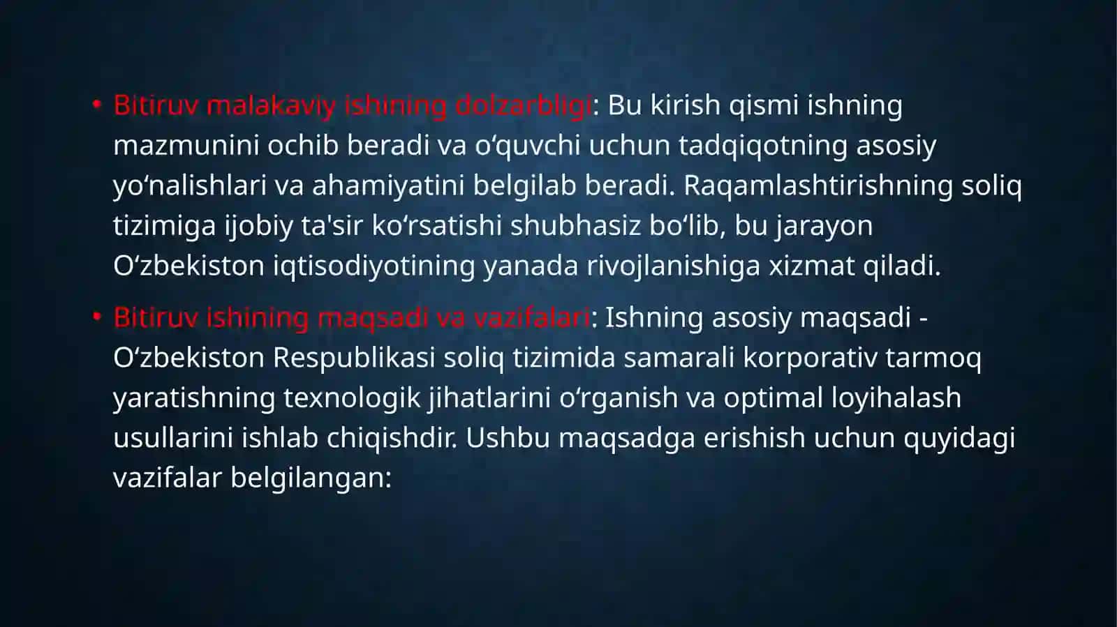 Soliqtizimi uchun korporativ tarmoqni loyihalash 3