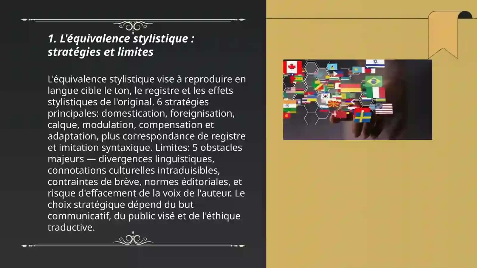 Les enjeux stylistiques dans la traduction 3