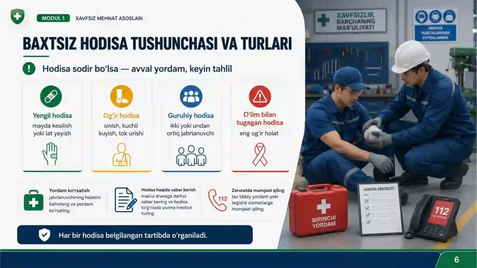 Mehnat jarayonida jarohatlanish va kasb kasalligi sabablarini tahlil qilish 3
