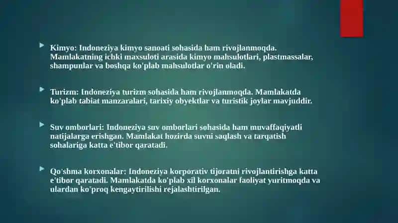 INDONEZIYA DAVLATNING IQSODIYOTI VA BOJXONA SIYOSATI 3