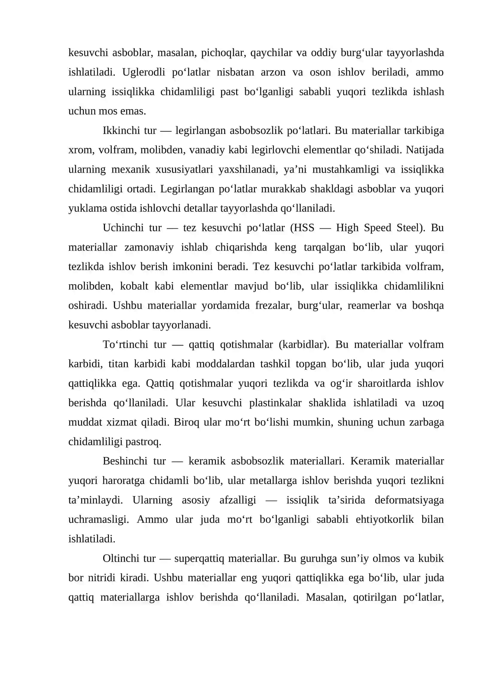 ZAMONAVIY ASBOBSOZLIK MATERIALLARI TUSHUNCHASI VA ULARNING TURLARI 3