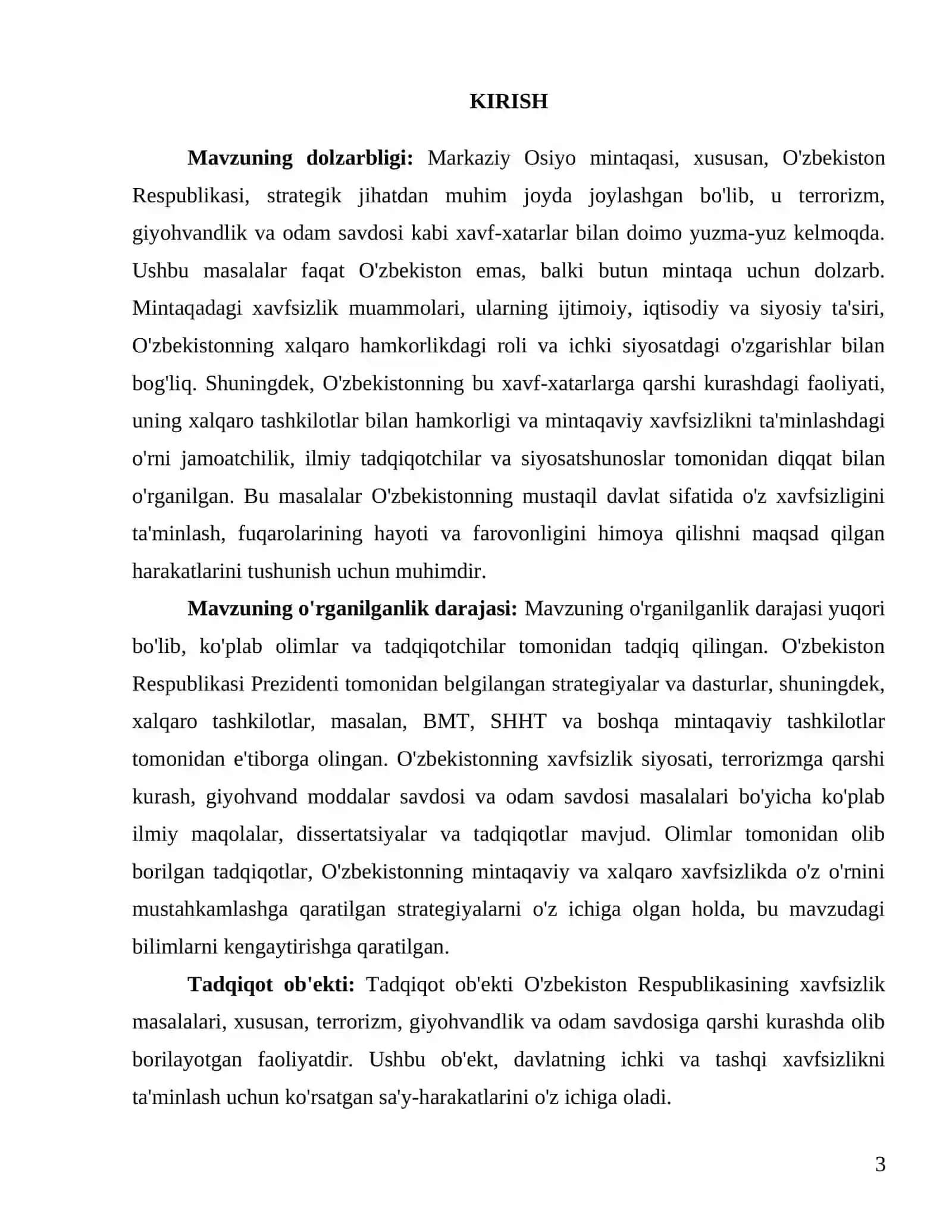 TERMIZ DAVLAT UNIVERSITETI OʻZBEKISTON TARIXI FANIDAN KURS ISHI 3