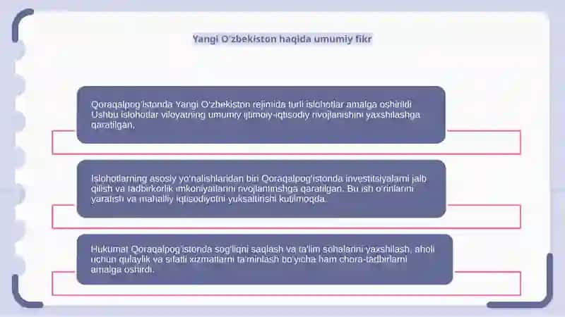 Yangi O'zbekistonda amalga oshirilayotgan manaviy o'zgarishlar 3