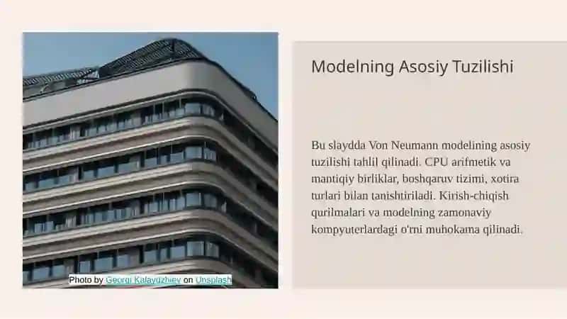 Kompyuter arxitekturasi: Von Neumann modeli 3