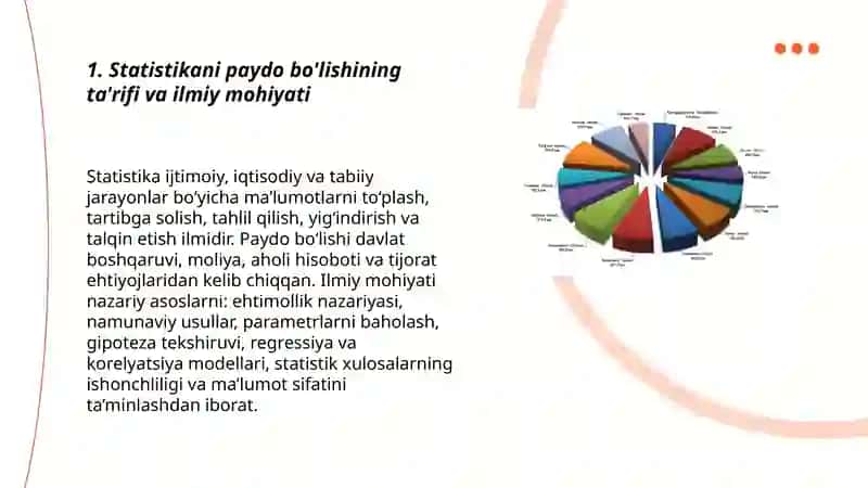 Statistikani paydo bolishi va rivojlanishi 3