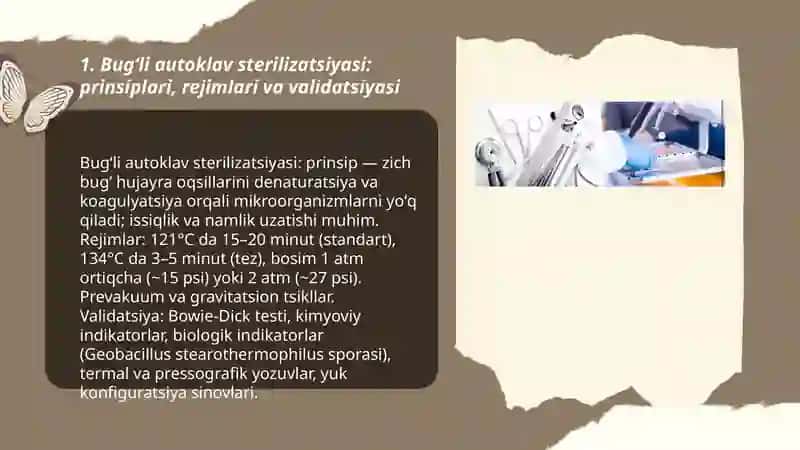 Tibbiyotda zamonaviy sterilizatsiya usullari 3