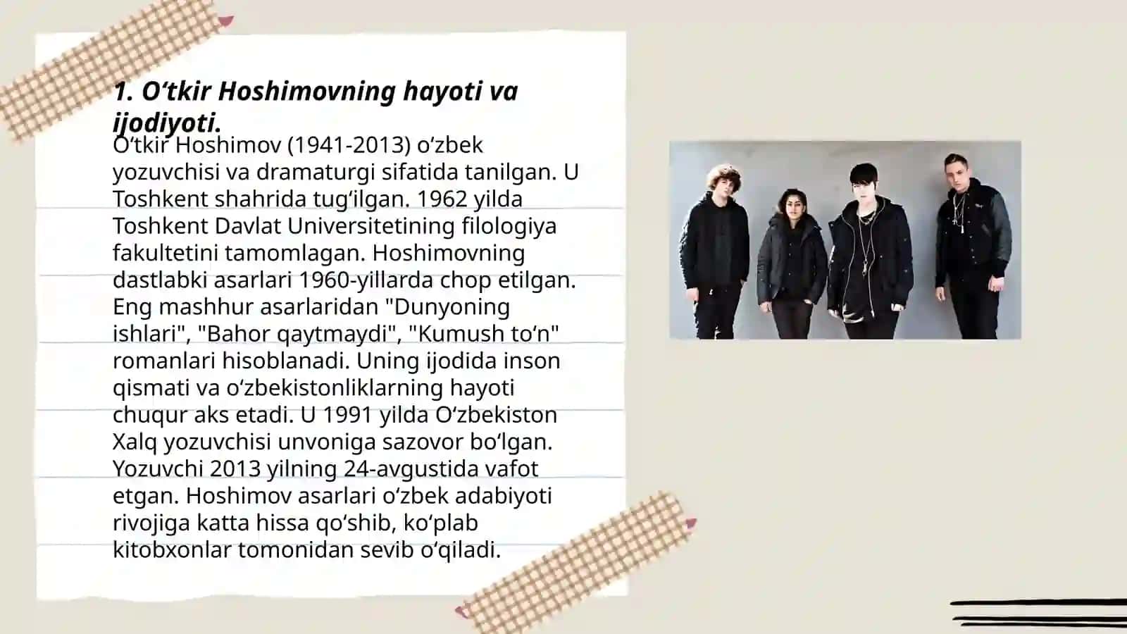 Oʻtkir Hoshimovning "Dunyoning ishlari" povesti tahlili 3