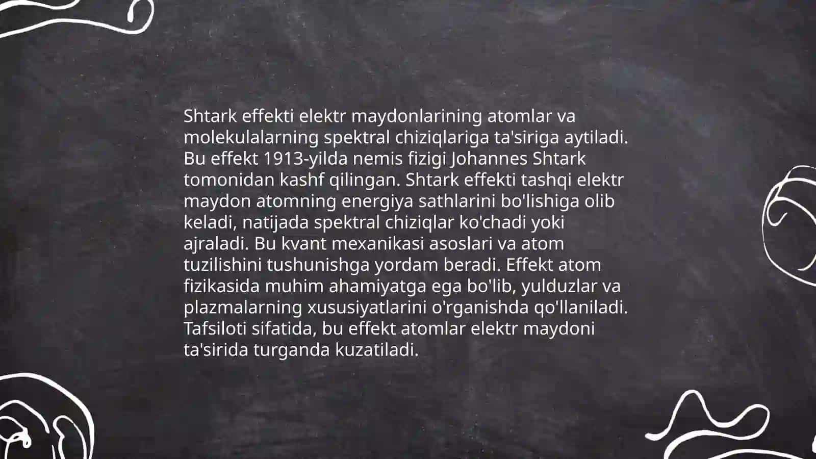 Shtark effekti 3