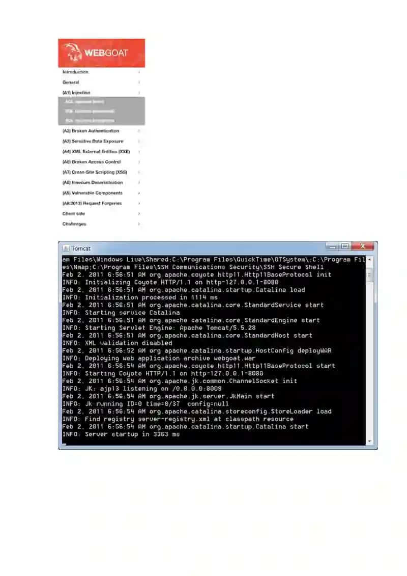 OWASP WebGoat simulyatorida SQL ineksiya tahdidini amalga oshirish 3