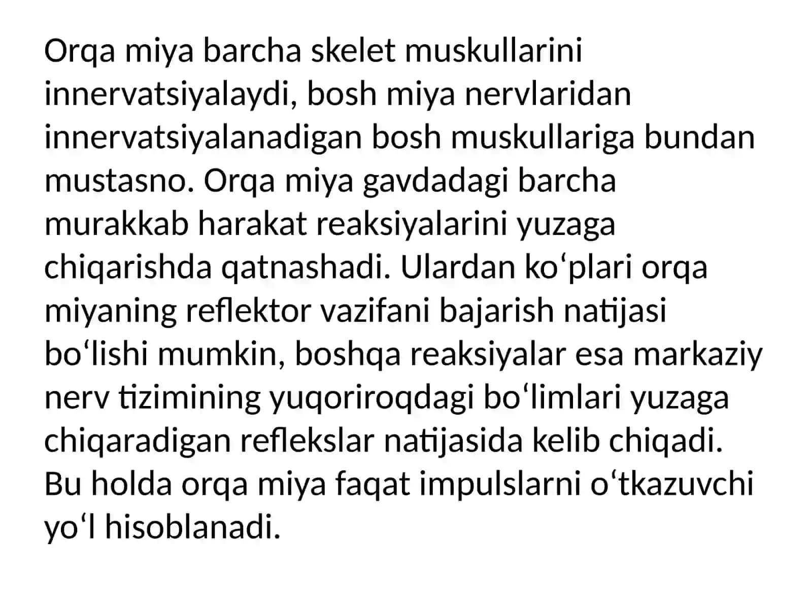 Orqa miyaning reflektor va o‘tkazuvchi yo‘l faoliyati, tekshirish usullari 3