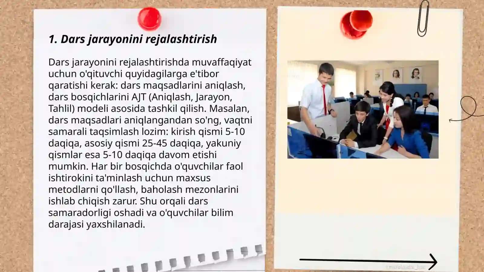 Taʼlim ni tashkil etish turlari va shakllari 3