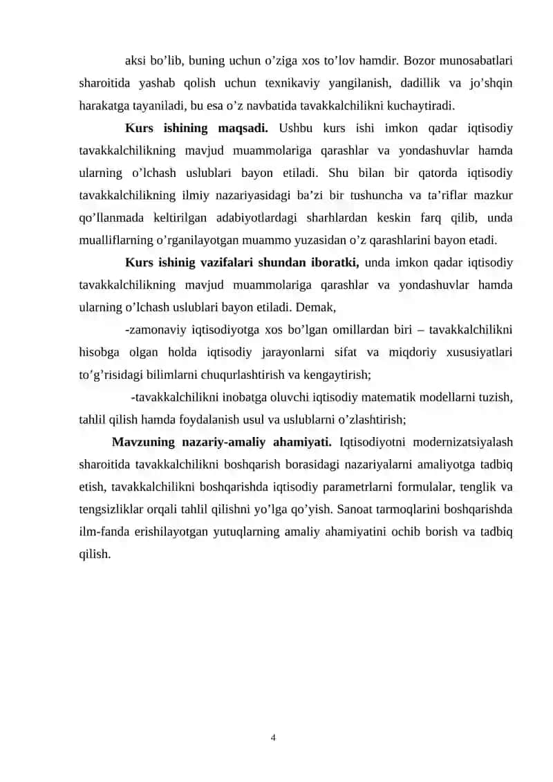TAVAKKALCHILIKNI VUJUDGA KELISHI VA UNI O`LCHASH 3