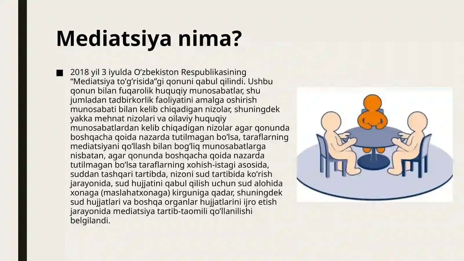 Mediatsiya tamoyillari amalga oshirish tartibi va muddati 3