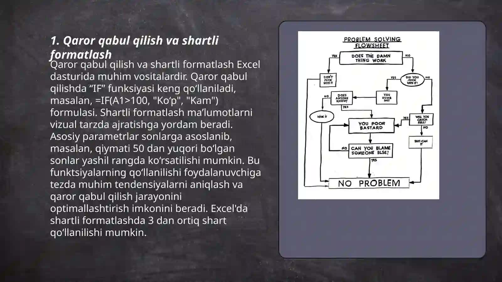 Ms Excel dasturida muhandislik masalalarini yechish 3