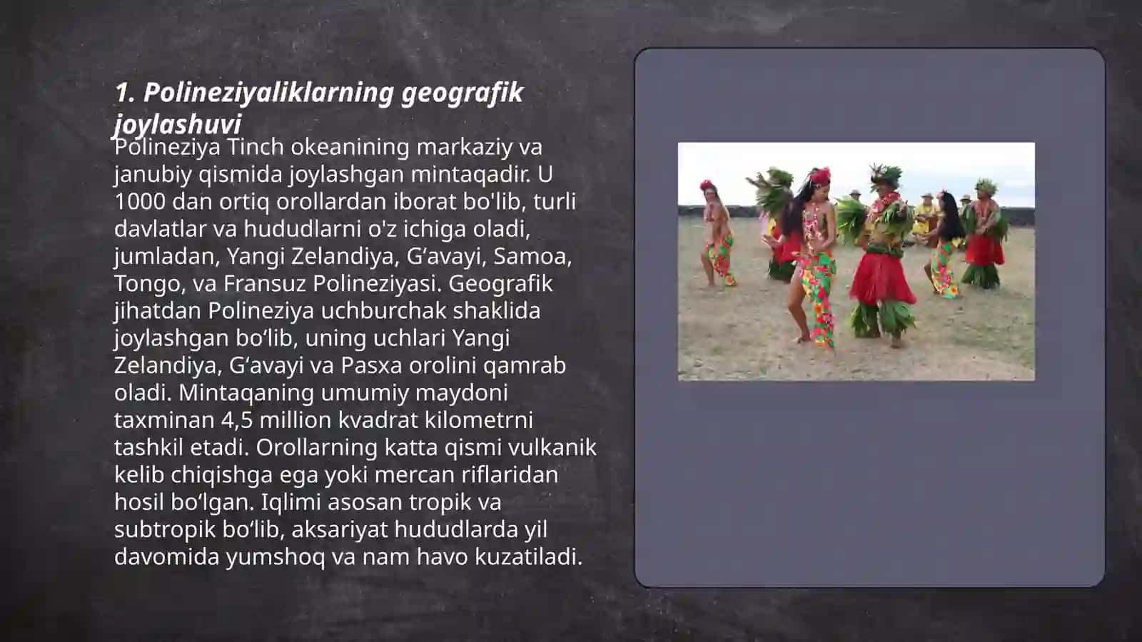 Polineziyaliklarning kelib chiqishi boʻyicha taqdimot 3