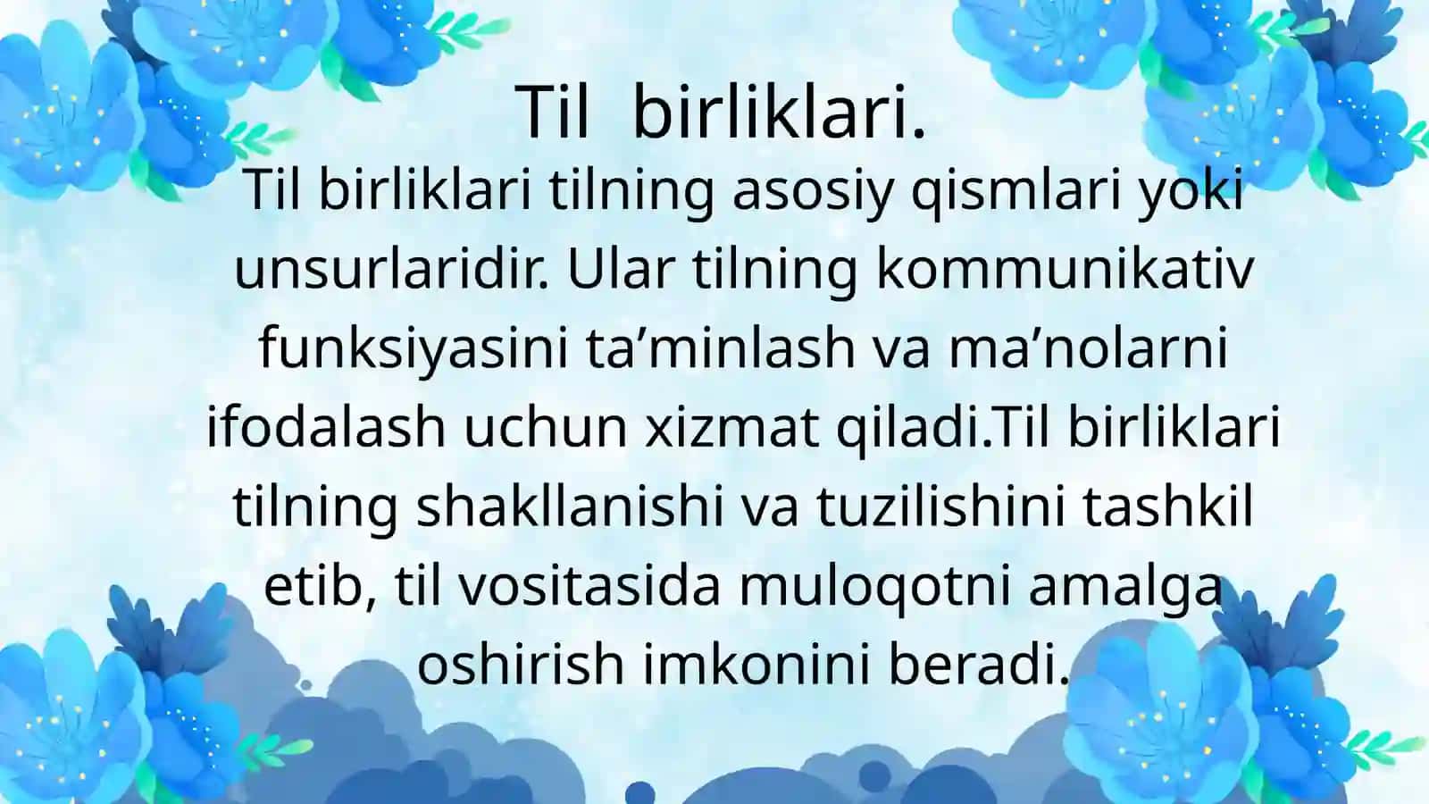 Til birliklari oʻrtasidagi munosabatlar tahlili 3