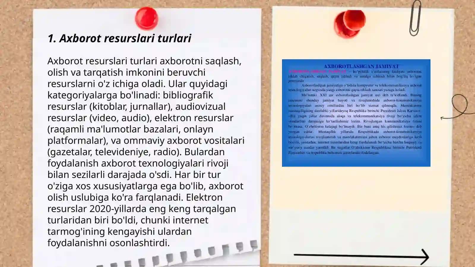 Jahon axborot resurslari shakllari va turlari 3