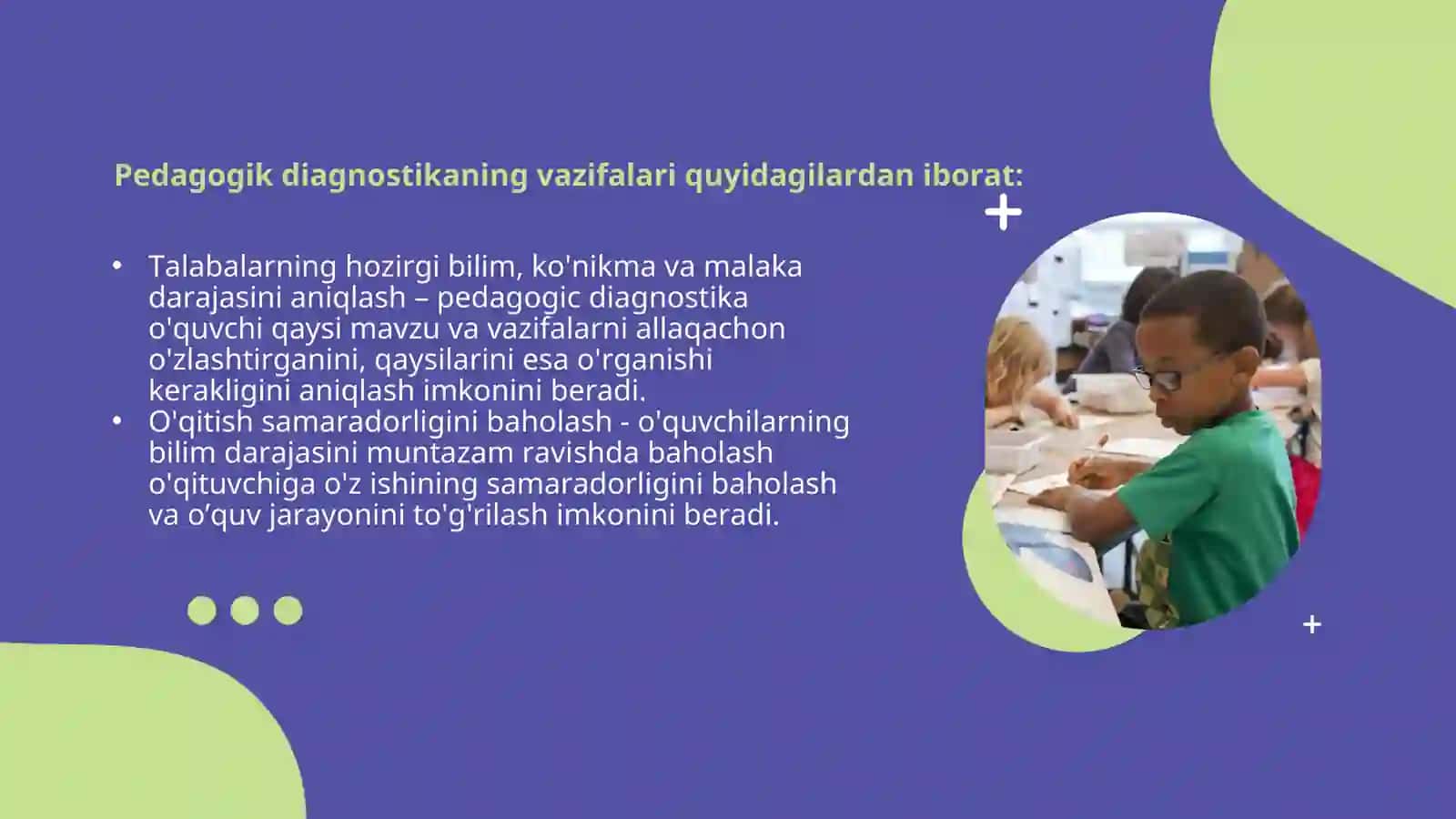 Tarbiya diagnostikasi va korreksiyasi fanidan mustaqil ishi 3