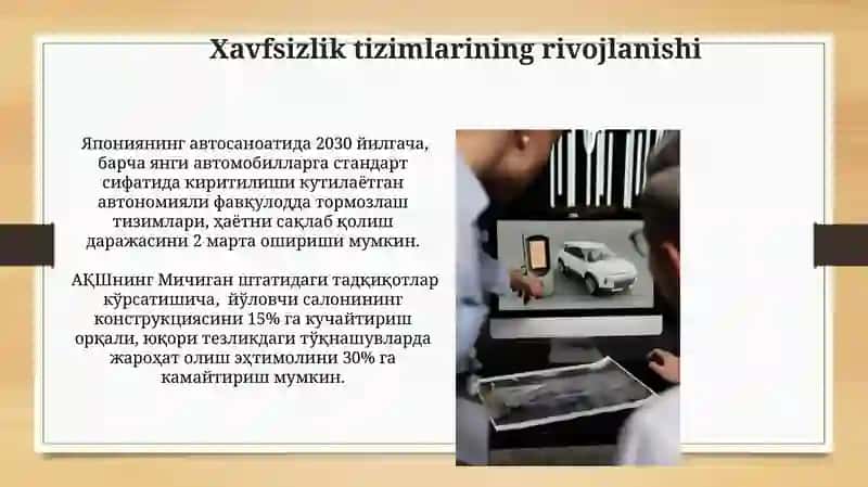 Avtomobillarning kuzovi kabina va platformasini koʻrinishini rivojlantirish istiqbollari 3