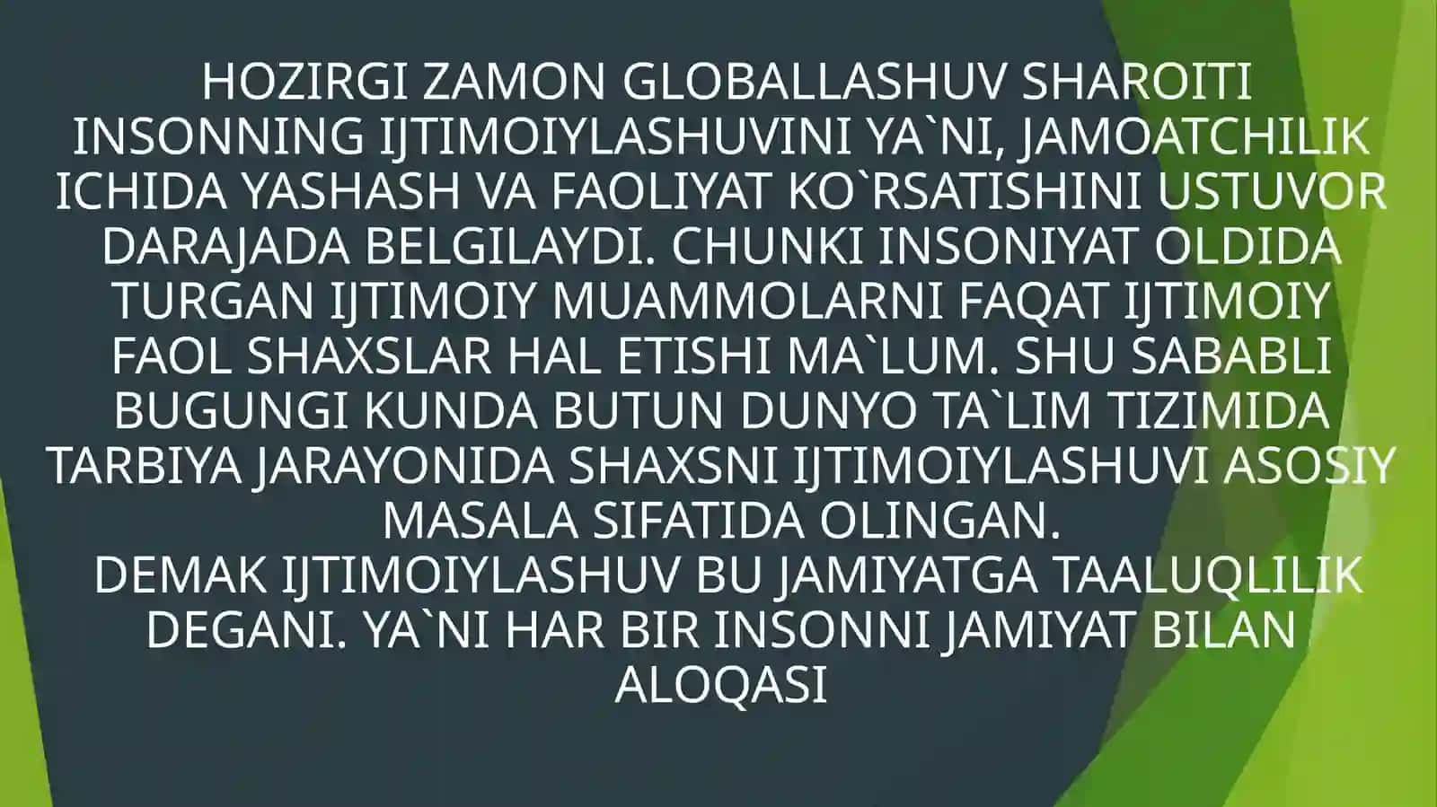 Boshlang'ich sinf o'quvchilari tarbiyasida ijtimoiy tamoyillar 3