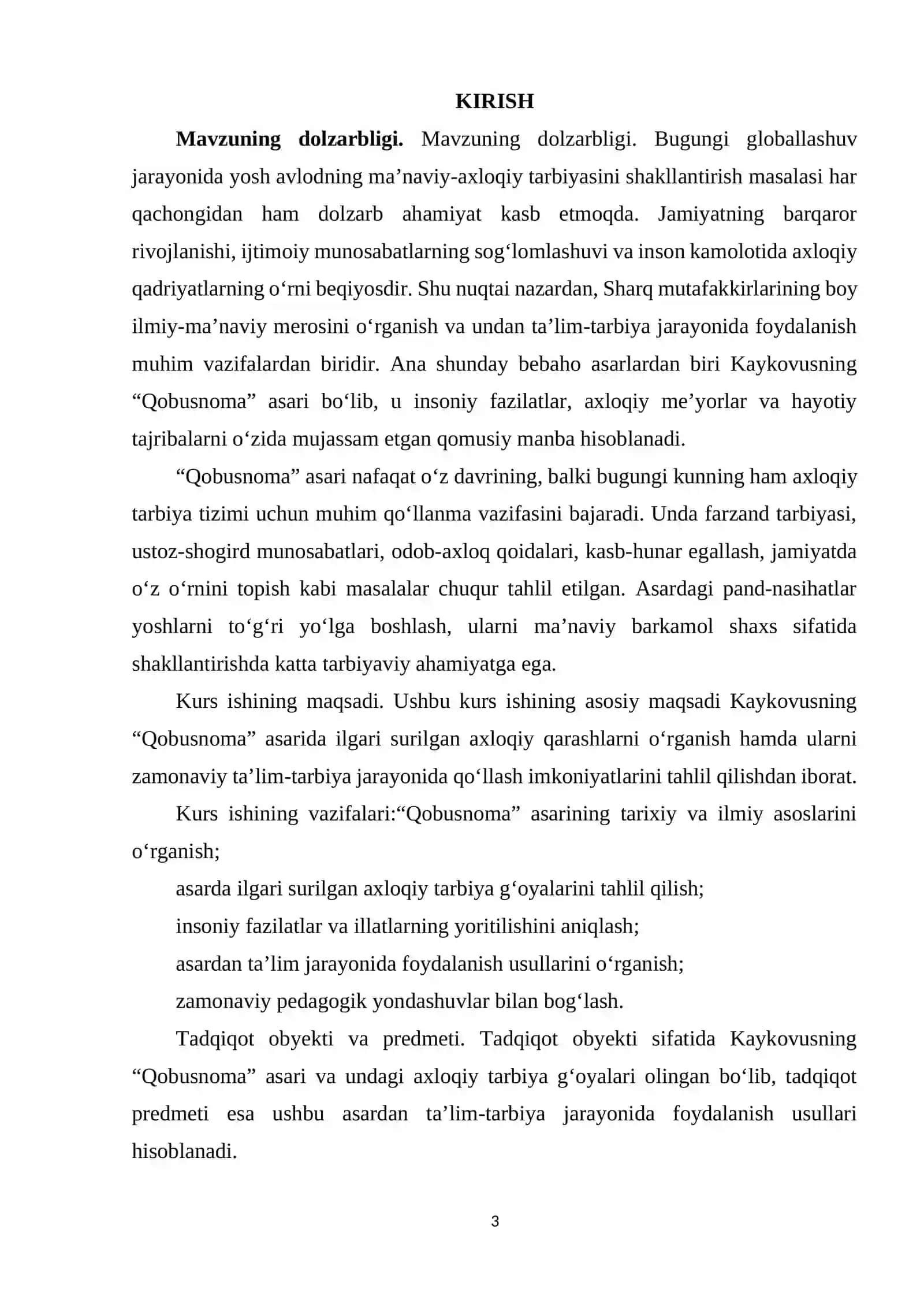 AXLOQIY TARBIYADA KAYKOVUSNING QOBUSNOMA ASARIDAN FOYDALANISH 3