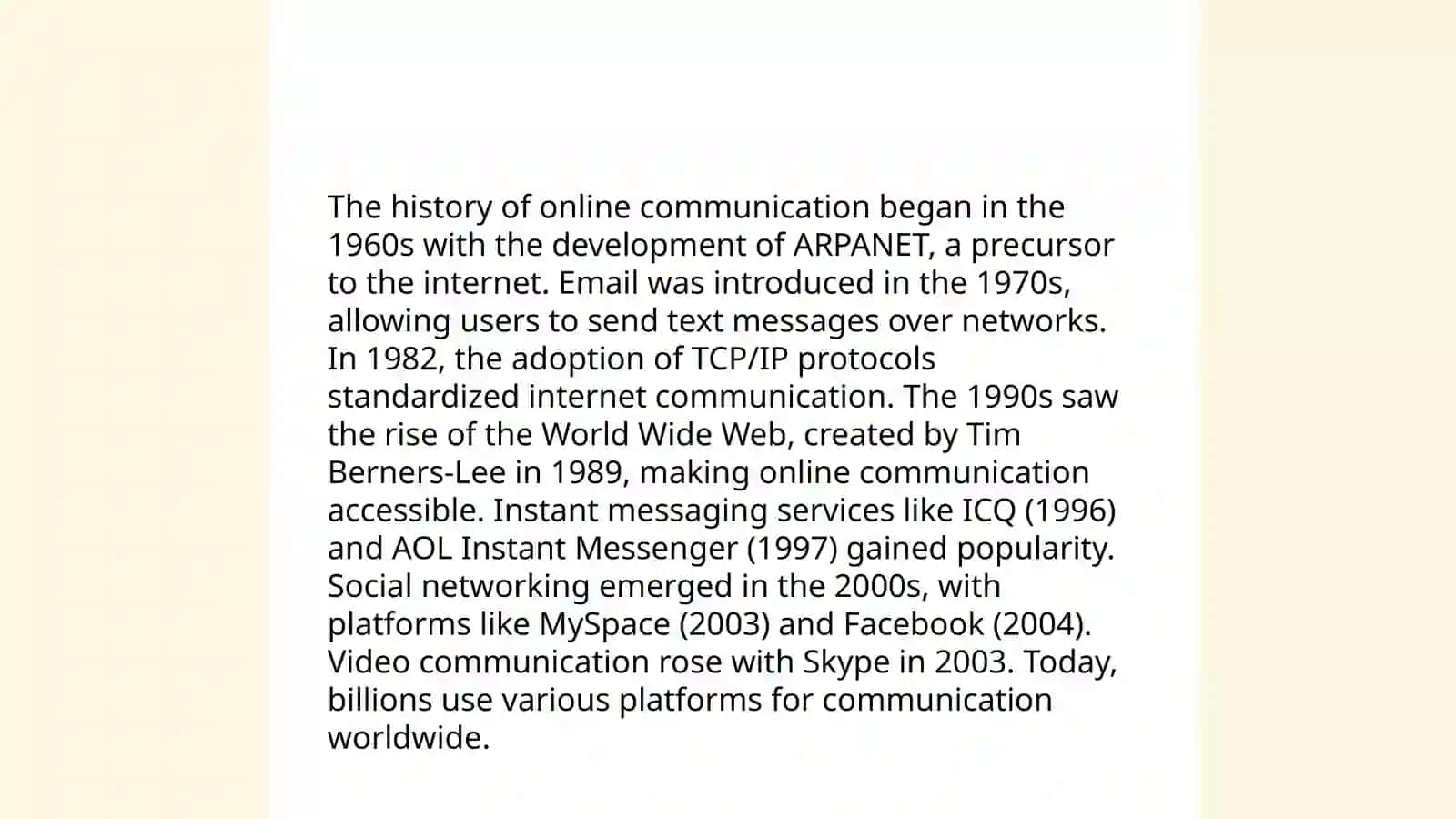 Online Communication and Conferencing 3