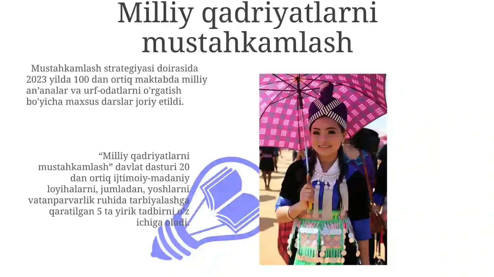 Milliy Qadriyatlarni Mustahkamlash 3