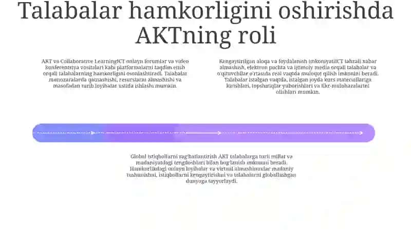 Ta'limda AKT (Axborot-Komunikatsiya Texnologiyalarini) Qo'Llash 3