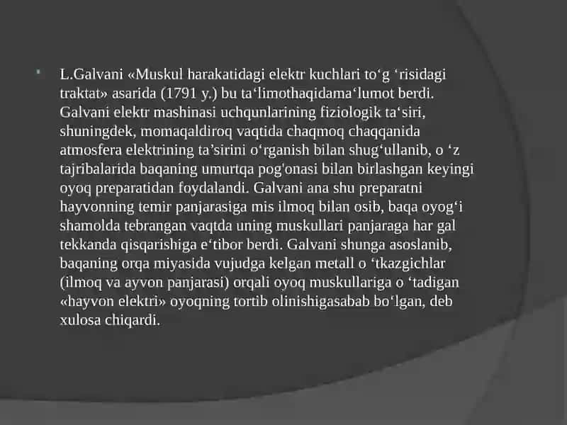 Qo’zg’aluvchan to’qima (bezlarda) bioelektrik xodisalar 3
