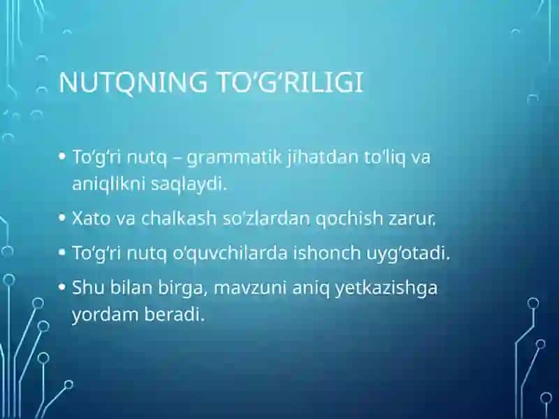 Nutq texnikasi va notiqlik madaniyati 3
