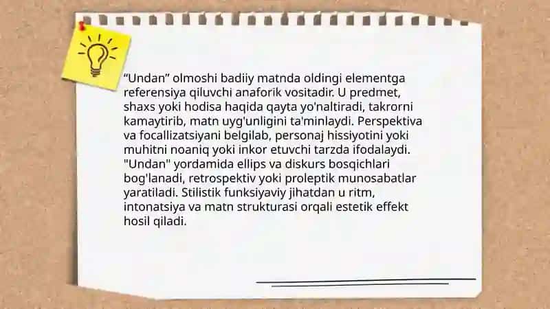 Temp. Badiiy o'qishda undan foydalanish 3