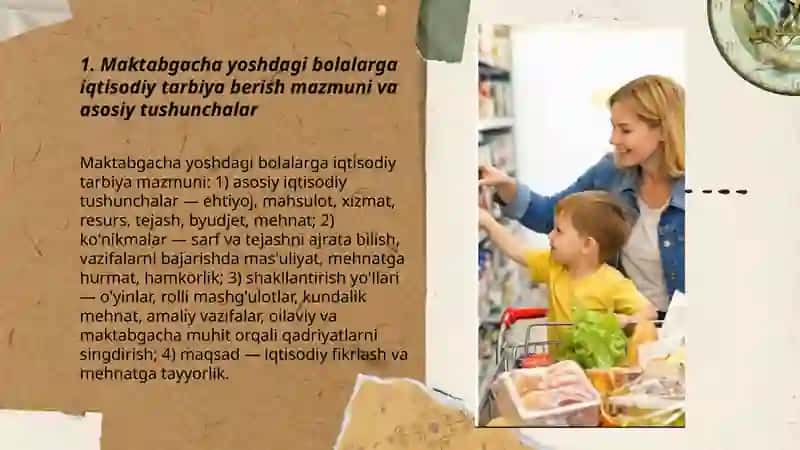 Maktabgacha yoshdagi bolaning iqtisodiy tarbiyasi 3