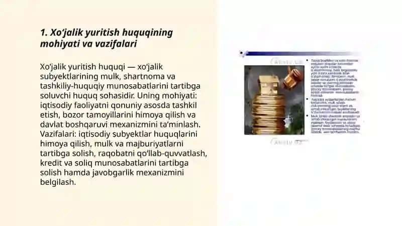 Xoʻjalik yuritish huquqi 3