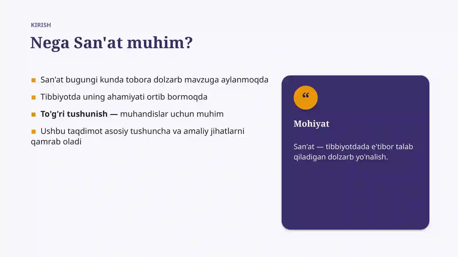 San'at Rivojlanish bosqichlari 3