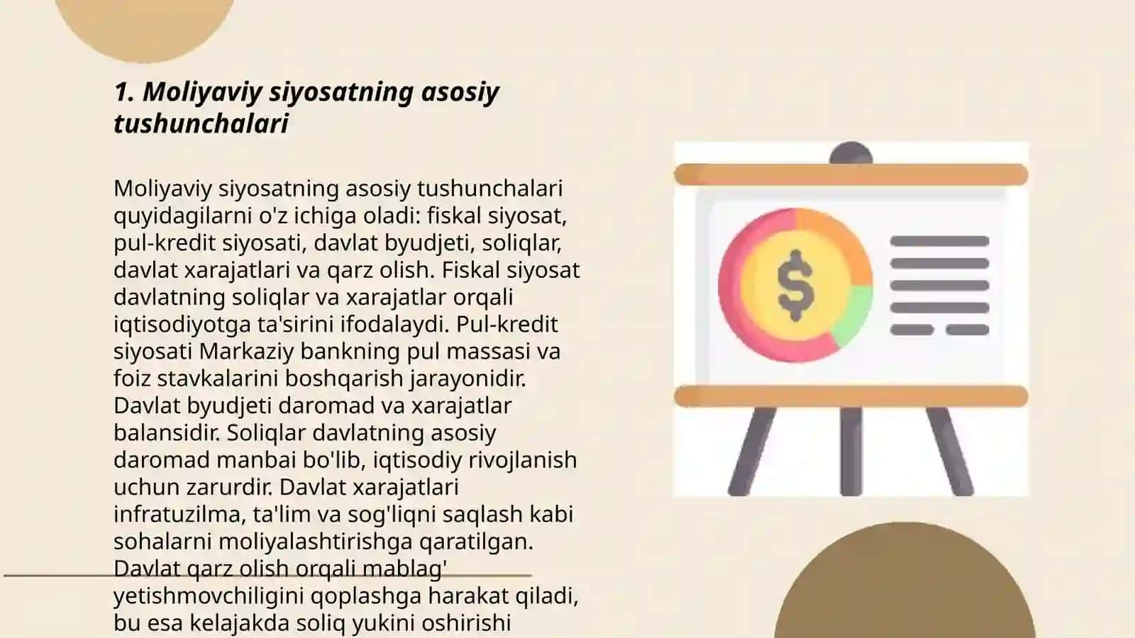 Moliyaviy siyosat 3