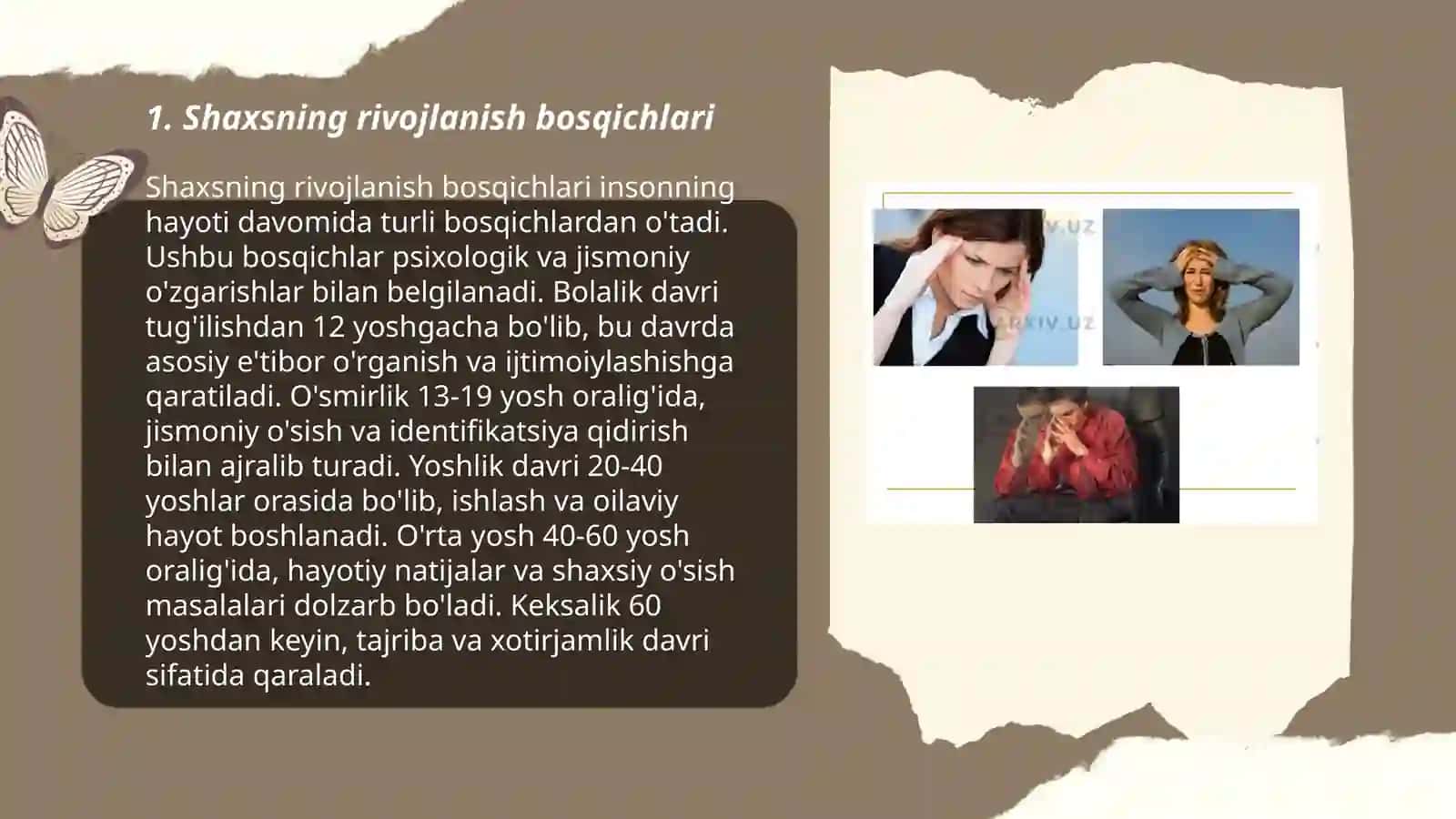Shaxsning tivojlanishi,tarbiyasi va ijtimoiylashuvi 3