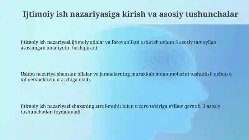 Ijtimoiy ish nazariyasi 3