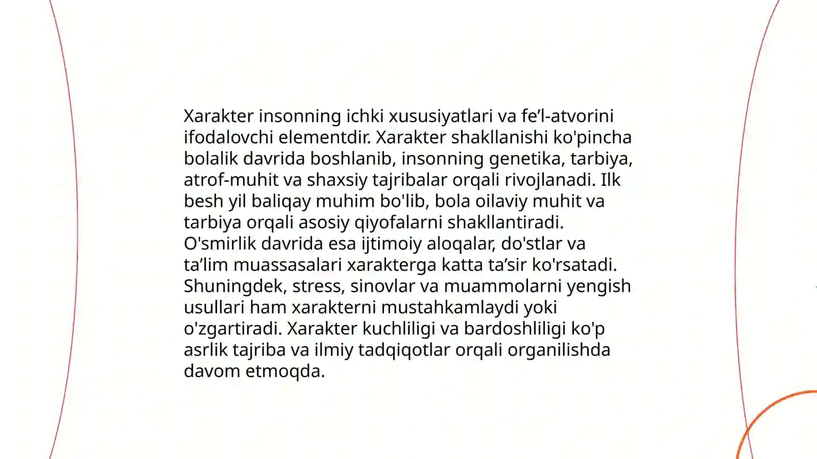 Xarakter va irsiyat Namozova Gulyuz 3