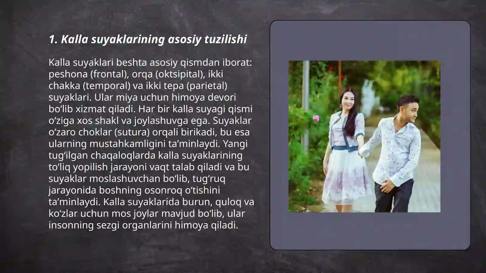 Kalla suyaklarining asosi, kalla suyaklaridagi bo’shliqlar, kanallar va chuqurlar 3