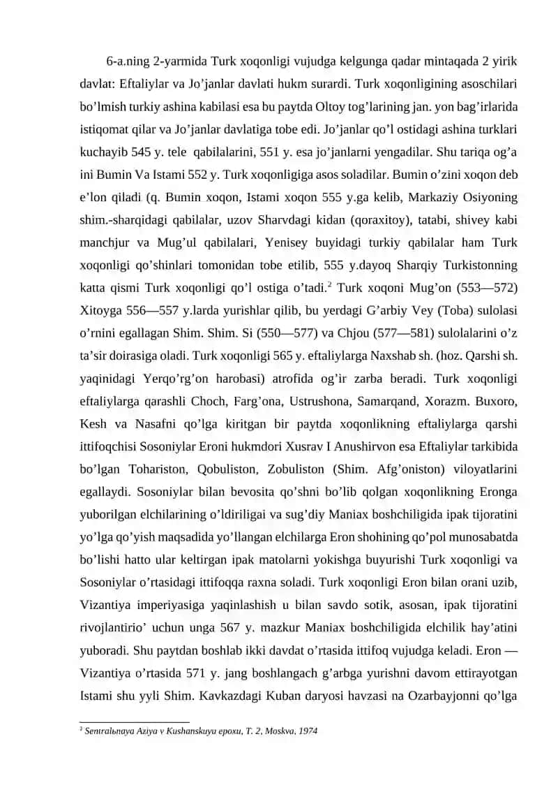 Turk xoqonligi va uning maʼmuriy tuzilishi va davlat boshqaruv tartiblari 3