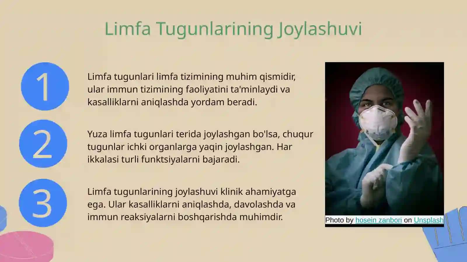 Limfa Tugunlarining Joylashuvi va Proeksiyasi 3