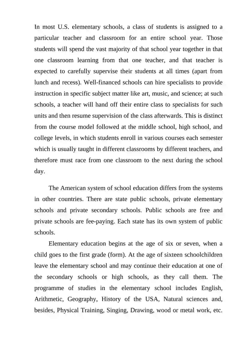 PRIMARY EDUCATION IN USA 3